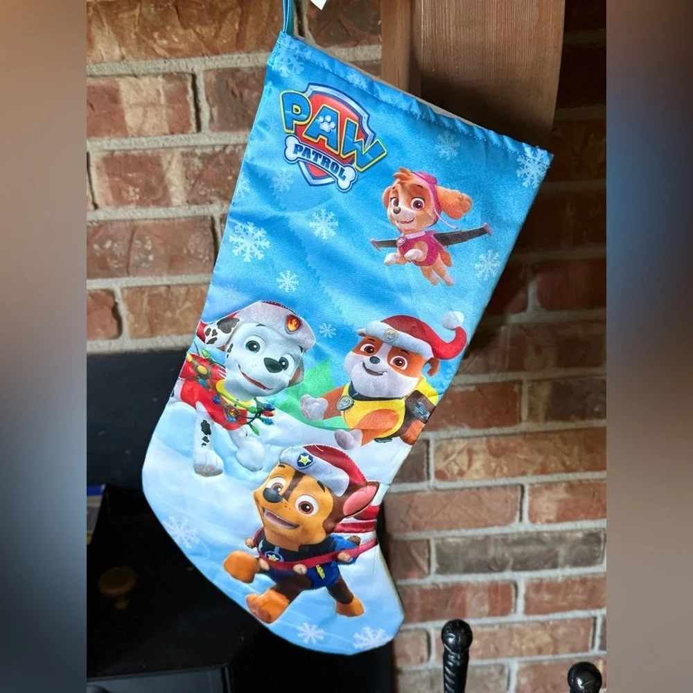 Paw Patrol Blue Holiday Character Stocking
